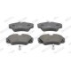 Set placute frana fata FERODO cu suruburi etrier OPEL OMEGA A B SENATOR B 2.0-3.2 03.87-07.03 R90 64mm x 130mm x 19.3mm