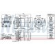 Compresor climatizare NISSENS universale, tip TM15, agent frigorific R134a, tensiune 12V, diametru fulie 135mm, capacitate 150ml