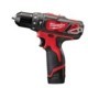Surubelnita burghiu MILWAUKEE M12 BPD-0 12V 30Nm 1.5-10 mm 190 mm cu alimentare pe baterii