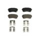 Set plăcuțe frână spate, compatibile cu HYUNDAI ACCENT III, I20 I, I30, IX35 1.1D-2.0D 11.05-12.15, dimensiuni: 93.1 mm x 40.8 mm x 16.5 mm