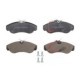 Set plăcuțe frână față (cu extras; cu senzor de uzură integrat), compatibil cu CITROEN JUMPER I, FIAT DUCATO, PEUGEOT BOXER 2.0-2.8D 02.94-
