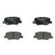 Set placute frana spate ATE pentru CITROEN C4 AIRCROSS, MAZDA 6, MITSUBISHI ASX, PEUGEOT 4008, dimensiuni 44.5mm x 101.4mm x 14.4mm