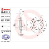 Disc frana BREMBO