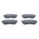 Set placute frana fata ATE NISSAN PATROL GR V 2.8D-4.8 06.97 Inaltime 50.5 mm Latime 121.0 mm Grosime 16.0 mm