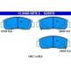 Set placute frana fata ATE pentru HONDA CIVIC VII, CIVIC VIII, FR-V, STREAM 1.4-2.2D, dimensiuni 59.0 mm x 148.7 mm x 16.9 mm