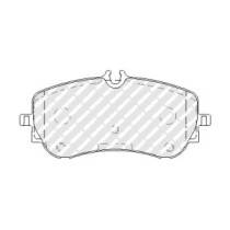 Set placute frana,frana disc FERODO