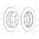 Disc frana FERODO set 2 buc Spate Dreapta/Stanga 284.0 mm 54.5 mm 10.0 mm 76.0 mm pentru HYUNDAI GRANDEUR I30 IX35 SONATA V VI KIA CEE&apos;D OPIRUS OPTIMA SPORTAGE III