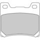 Set placute frana disc FERODO YAMAHA YMX t. 1200 12NV - MAX 1993, Inaltime 54.5 mm, Lungime 63.7 mm, Grosime 9.7 mm, Pozitie spate