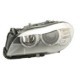 Far HELLA Lampa frontala Stanga halogen H7/H7/PY24W electric cu motor transparent pentru BMW 5 (F10) 5 (F11) 09.08-06.13