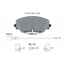 Set placute frana,frana disc TEXTAR