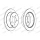 Disc frana FERODO set discuri frana 2 buc spate dreapta/stanga 262.0 mm 60.3 mm 10.0 mm pentru CHRYSLER 200 SEBRING DODGE AVENGER CALIBER JEEP COMPASS PATRIOT