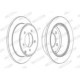 Disc frana FERODO set discuri frana 2 buc spate dreapta/stanga 262.0 mm 60.3 mm 10.0 mm pentru CHRYSLER 200 SEBRING DODGE AVENGER CALIBER JEEP COMPASS PATRIOT