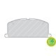Set placute frana fata FERODO pentru LANCIA DEDRA, TOYOTA CAMRY, CARINA IV, CARINA V, CARINA VII, CELICA, COROLLA, CORONA, MR2 I