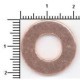 Inel etansare, surub drena ulei ELRING, 10 mm interior, 21 mm exterior, 2.1 mm grosime, cupru, forma de A