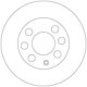 Disc frana TRW MOTO Fata Dreapta/Stanga 236.0 mm Diametru, 41.0 mm Inaltime, 20.0 mm Grosime, 6 Gauri pentru CHEVROLET AVEO/KALOS