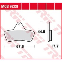 Set placute frana,frana disc TRW MOTO