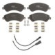 Set placute frana fata TRW MOTO cu suplimente suruburi ghidare etrier FORD TRANSIT TRANSIT TOURNEO 2.2D 04.06-08.14