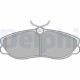Set placute frana fata DELPHI pentru FORD MAVERICK, LDV CUB, NISSAN SERENA, TERRANO II, VANETTE CARGO 1.6-3.3 06.91-09.07, 56.0mm x 145.0mm x 15.0mm