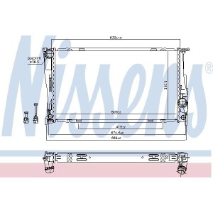 Radiator, racire motor NISSENS
