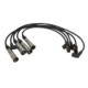 Set cablaj aprinder NGK pentru VW Golf II 1.8 -91, GOLF III 1.4 91 - 5 fire, negru, lungimi: 40 cm, 50 cm, 55 cm, 70 cm