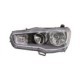 Far DEPO Lampa frontala Stanga HB3/HB4 manual fara motoras culoare insert negru pentru MITSUBISHI LANCER VIII