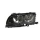 Far DEPO Lampa frontala Stanga H7 electric cu motor negru pentru BMW 3 E46 01.99-12.01