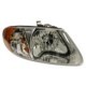 Lampa frontala Dreapta H7/H9 electric galben pentru CHRYSLER VOYAGER IV DODGE CARAVAN GRAND 01.04-12.03