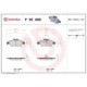 Set placute frana fata BREMBO pentru MERCEDES SPRINTER 2-T, 3-T, V, VITO; VW LT 28-35 II, dimensiuni: 65.0 mm x 157.0 mm x 21.0 mm