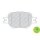 Set placute frana fata FERODO pentru TOYOTA ALLION I, BREVIS, CALDINA, CELICA, COROLLA, COROLLA VERSO, MARK II IX, MARK X I, MARK X II, OPA, PREMIO, PROGRES, VEROSSA 1.3-3.0 10.97-