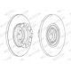 Disc frana FERODO Set discuri frana 2 buc Spate Dreapta/Stanga cu inel ABS pentru FORD TOURNEO CUSTOM V362 TRANSIT CUSTOM V362 V363 2.0D/2.0DH/2.2D