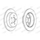 Disc frana FERODO set 2 buc Spate Dreapta/Stanga 290.0 mm 56.0 mm 12.5 mm pentru CHRYSLER RAM VOYAGER DODGE CARAVAN JEEP CHEROKEE