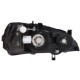 Far TYC Lampa frontala Stanga H7/HB3 electric fara motoras negru OPEL ASTRA G G CLASSIC G/KOMBI