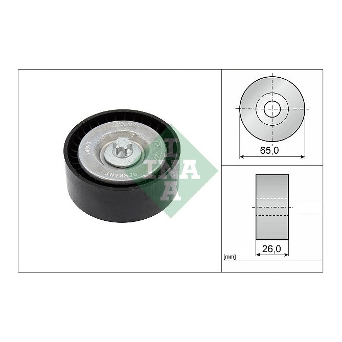 Rola ghidare/conducere, curea transmisie INA