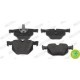 Set placute frana Spate FERODO pentru BMW X5 (E70, F15, F85), X6 (E71, E72, F16, F86) 58.2mm x 121.9mm x 17.0mm