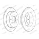 Disc frana FERODO set 2 buc Spate Dreapta/Stanga ACURA INTEGRA HONDA CIVIC V VI CRX III JAZZ II 1.2-1.6 239.0 mm 49.0 mm 10.0 mm