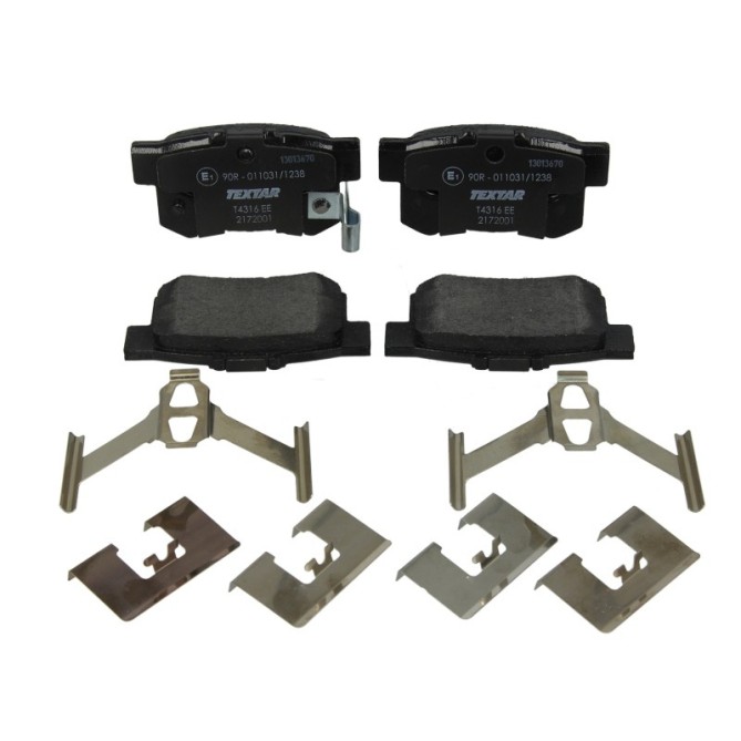 Set placute frana,frana disc TEXTAR