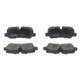Set placute frana spate ABE pentru LAND ROVER DISCOVERY III IV RANGE ROVER III SPORT I 2.7D-5.0 46.3mm x 116.5mm x 17.4mm