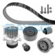 Set pompa apa + curea dintata DAYCO pentru AUDI A3, A4 ALLROAD B8, A4 B7, A4 B8, A5, A6 C6, Q5, TT; SEAT ALTEA, EXEO, LEON 2.0D