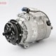 Compresor climatizare DENSO VW aer condiţionat 138 mm înălţime 260 mm lungime 28.4 mm diametru admisie 15.4 mm diametru evacuare