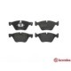 Set placute frana fata BREMBO pentru BMW 5 (F10, F11) 1.6-3.0D 06.09-02.17, inaltime 63 mm, latime 155 mm, grosime 19 mm