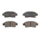 Set plăcuțe frână disc față cu accesorii pentru TOYOTA ECHO, PLATZ, VIOS/SOLUNA VIOS, YARIS, YARIS VERSO 1.0/1.3/1.4D 04.99-01.08