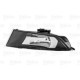 Proiector ceata VALEO Lampa de ceata Stanga H8 SKODA FABIA III 08.14- Transparent Negru 12.0 V