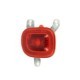 Lumina de ceata spate DEPO Stanga pentru FIAT PANDA, PANDA/HATCHBACK, Culoare Rosu, Piesa de schimb, Pozitie spate