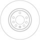 Disc frana TRW MOTO Fata Dreapta/Stanga OPEL ADAM ASTRA G H CLASSIC GTC CORSA D E MERIVA A B 308 mm 42.1 mm 25 mm 70 mm