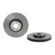 Disc frana BREMBO fata dreapta/stanga 360.0 mm, inaltime 63.0 mm, grosime 36.0 mm, tip ventilat/perforat, 5 gauri de fixare
