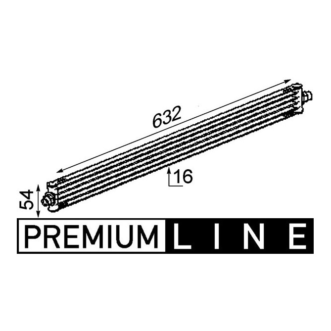 Radiator racire ulei, cutie de viteze automata MAHLE