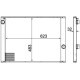 Radiator racire motor MAHLE pentru BMW 5 E39 E60 E61 6 E63 E64 2.0-5.0, inaltime 483 mm, latime 623 mm, grosime 32 mm