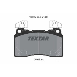 Set placute frana,frana disc TEXTAR