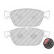 Set placute frana fata AUDI A8 D4 Q5 2.0H-6.3 11.09-01.18 FERODO 76.4mm x 193.0mm x 20.0mm