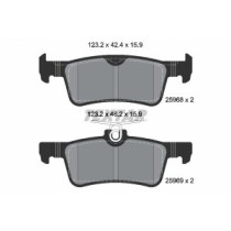 Set placute frana,frana disc TEXTAR